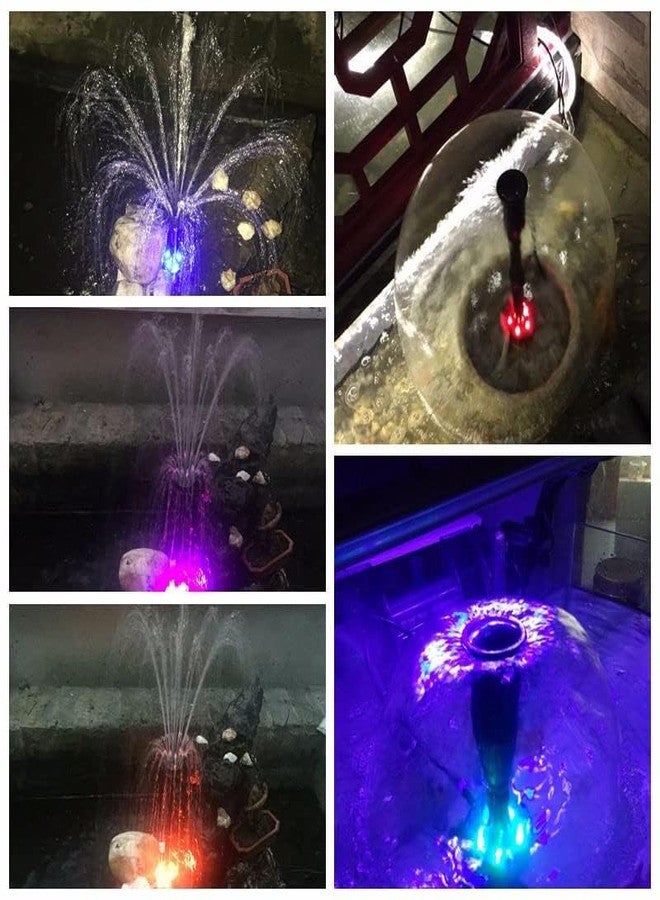 VAYINATO SOBO (LED-3800FP | 40W | 2000L/H | Lifts Upto 2M) Submersible Fountain Water Pump with LED Lights Suitable for Aquarium, Koi Pond, Hydroponics and Water Fountains - Image 5